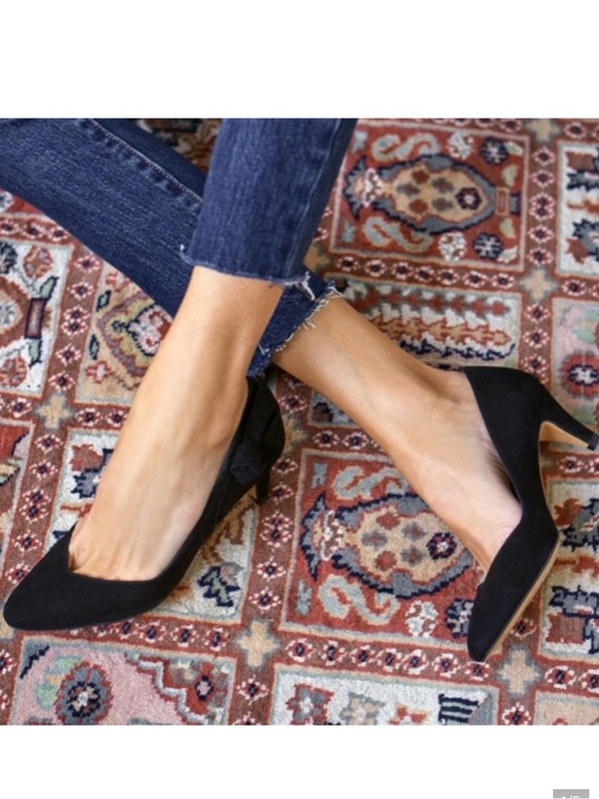 Sezane Shoes - Sezane Pumps Black Suede High Heels Escarpins Higher Django